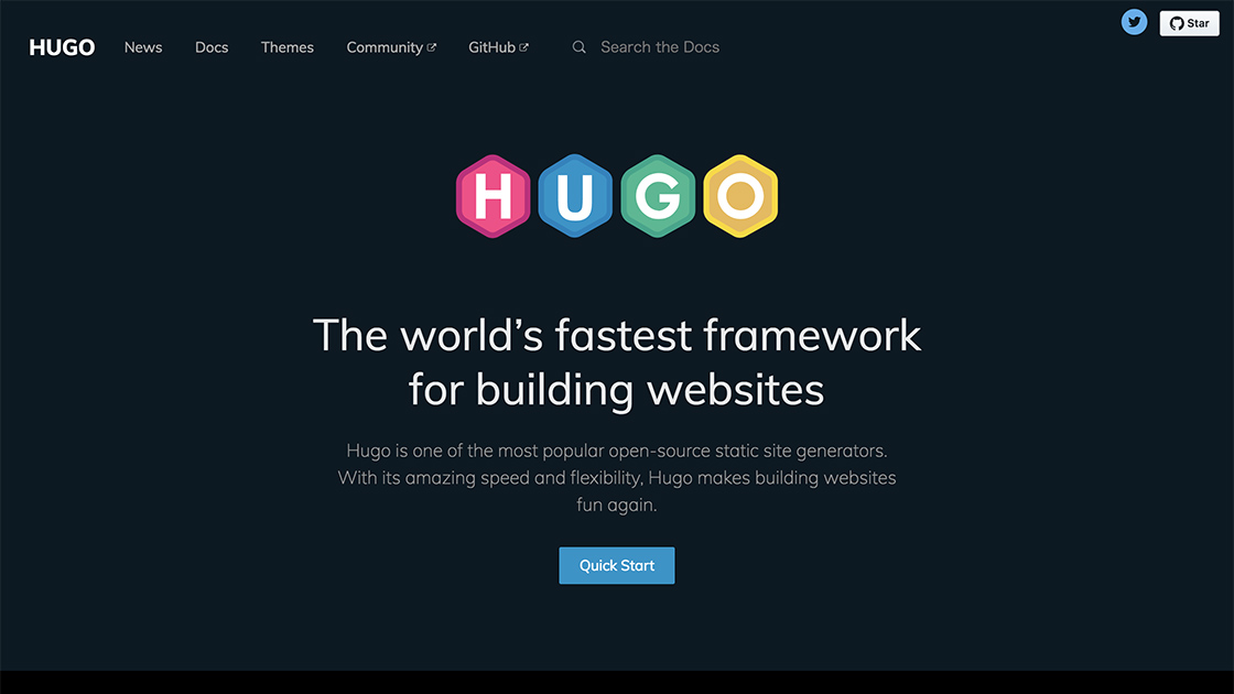 静的ジェネレーターHugoを使う